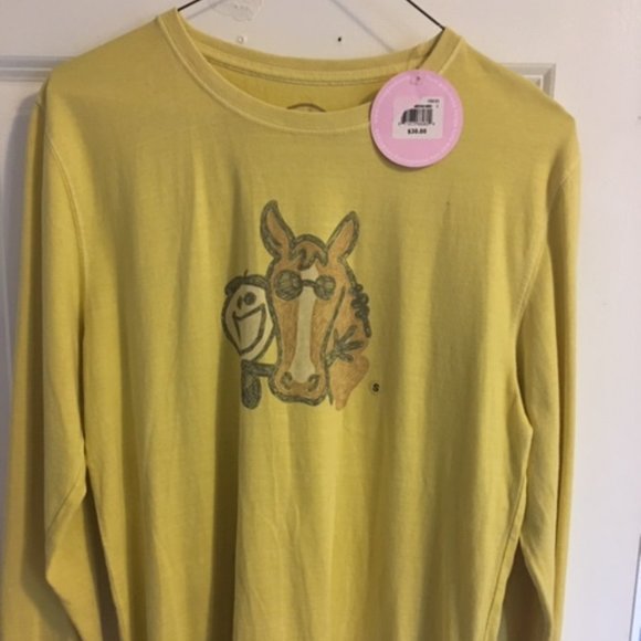 Life is Good Horse Long Sleeve Shirt - Picture 1 of 3
